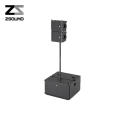 ZSOUND church club  8inch 2way  coaxial mini line array speaker sound system set